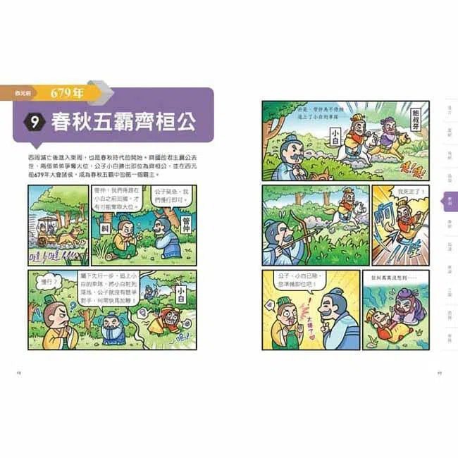 漫畫中國歷史關鍵時刻 #01 - 遠古時期至魏晉南北朝-非故事: 歷史戰爭 History & War-買書書 BuyBookBook