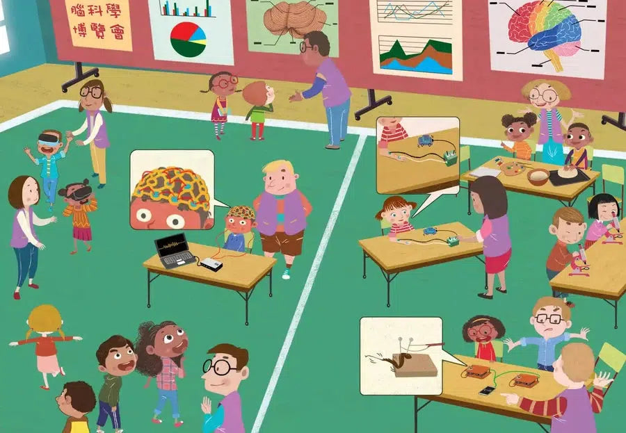 超級創客任務 #02 神祕腦科學(中英雙語)-故事: 歷險科幻 Adventure & Science Fiction-買書書 BuyBookBook