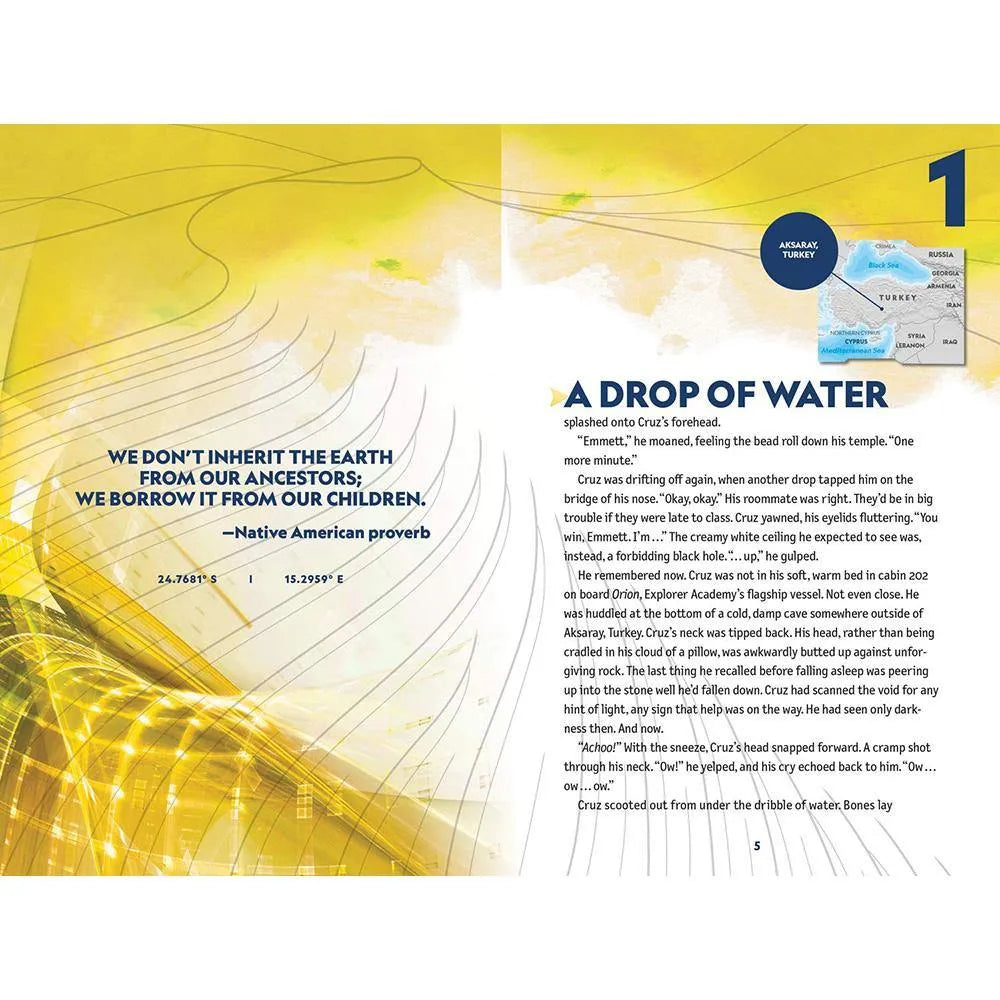 Explorer Academy #04 The Star Dunes (Hardback) National Geographic