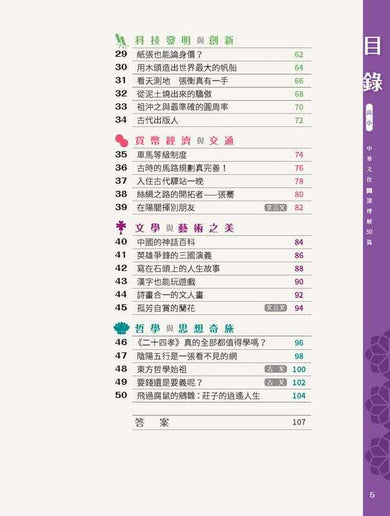 童話夢工場 中華文化閱讀理解50篇(高小)