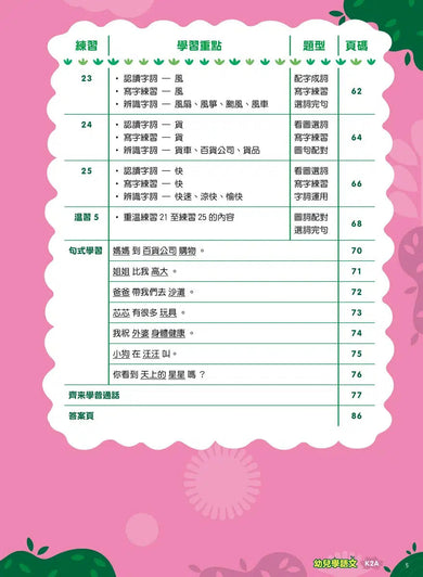 Teacher’s Choice 師之選幼稚園系列 - 幼兒學語文:識字、寫字、詞語學習及寫作訓練 (粵普QR code)-補充練習: 中國語文 Chinese-買書書 BuyBookBook