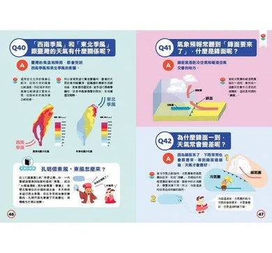 中小學生必讀100問 4冊套書(天氣 X 地震 X 天文 X 海洋)-非故事: 常識通識 General Knowledge-買書書 BuyBookBook
