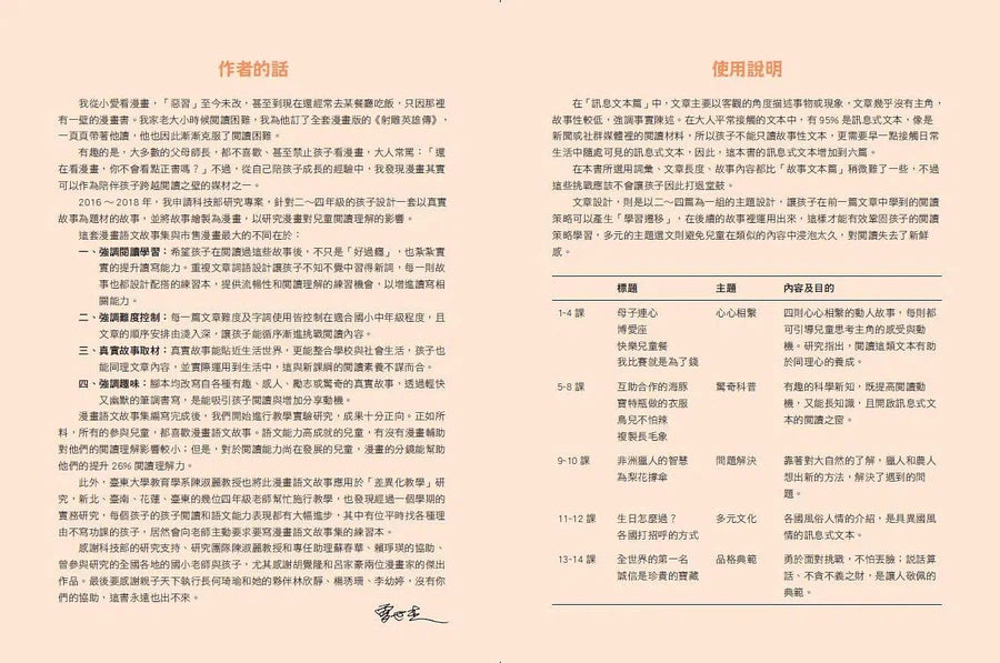 晨讀10分鐘:漫畫語文故事集.訊息文本篇 (含練習本,共2本)-非故事: 語文學習 Language Learning-買書書 BuyBookBook