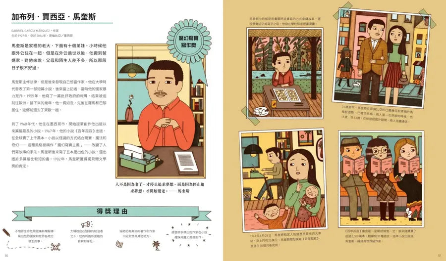 史上最勵志!改變世界的50位名人獎【夢想起飛版】(社會科必讀書單,好書大家讀&中小學生讀物選介)-Children’s / Teenage general interest: Biography and autobiography-買書書 BuyBookBook