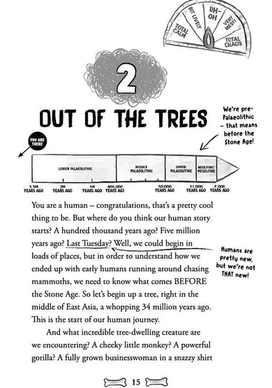Totally Chaotic History: The Stone Age Runs Wild! (Greg Jenner)-Children’s / Teenage general interest: History and Warfare-買書書 BuyBookBook