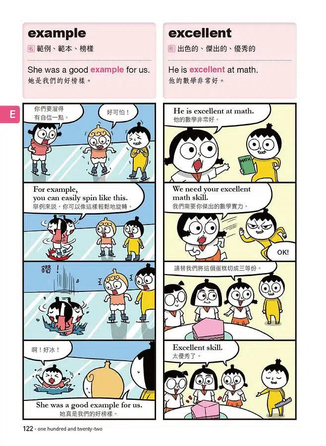爆笑英語王(第1彈):用4格爆笑漫畫完記單字與句子 (附QR Code)-非故事: 語文學習 Language Learning-買書書 BuyBookBook