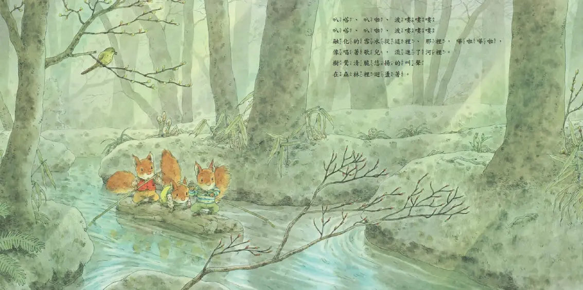 森林裡的小松鼠(全套六冊):《春天來了》、《西北雨來了》、《好紅好紅的紅毛衣》、《熱呼呼的下雪天》、《森林裡的鳥寶寶》、《夜晚的朋友》