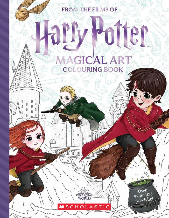 Harry Potter: Magical Art Colouring Book-Children’s interactive and activity books and kits-買書書 BuyBookBook