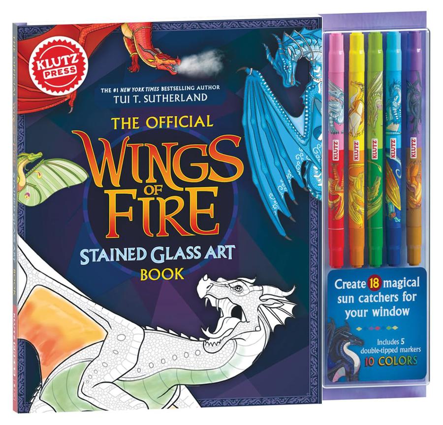 Wings of Fire Stained Glass Art Book-Children’s interactive and activity books and kits-買書書 BuyBookBook