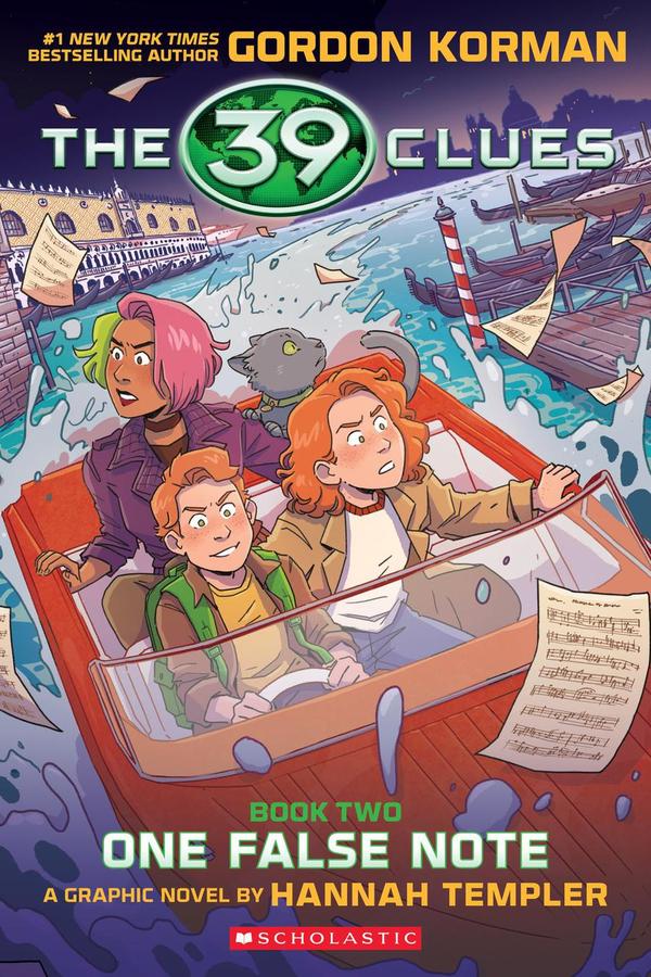 39 Clues Graphix #2: One False Note (Graphic Novel Edition)-Children’s / Teenage fiction: Action and adventure stories-買書書 BuyBookBook