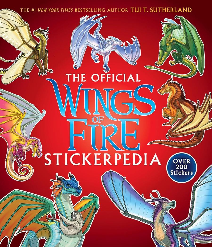 Wings of Fire Stickerpedia-Children’s interactive and activity books and kits-買書書 BuyBookBook