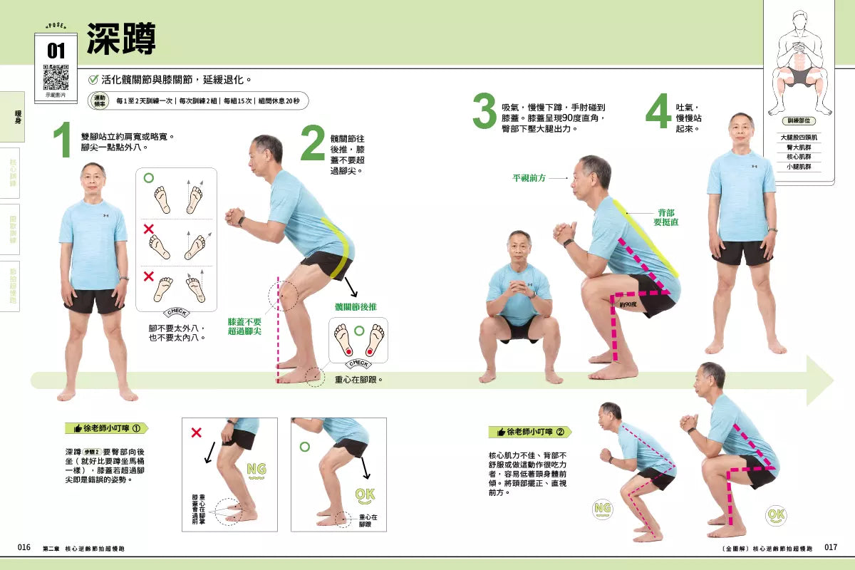 【全圖解】核心逆齡節拍超慢跑:燃脂、降三高、預防肌少症,每天30分鐘三週立即見效