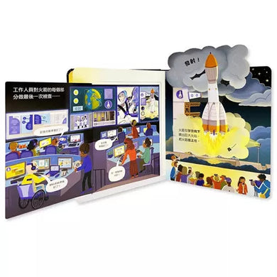 偷偷看一下:火箭 (翻翻書)-非故事: 天文地理 Space & Geography-買書書 BuyBookBook