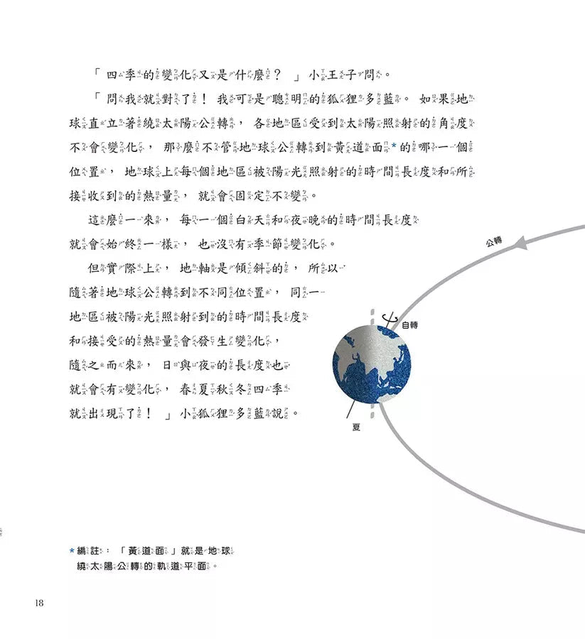 小王子愛地球 2: 小狐狸和地球的四季 (科普繪本)-非故事: 科學科技 Science & Technology-買書書 BuyBookBook