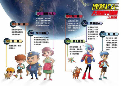 業餘超人:大戰機甲劫匪 (魔幻偵探所作者關景峰)-故事: 歷險科幻 Adventure & Science Fiction-買書書 BuyBookBook