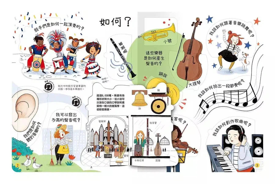 想問什麼翻翻書:關於音樂你想知道什麼?-非故事: 常識通識 General Knowledge-買書書 BuyBookBook