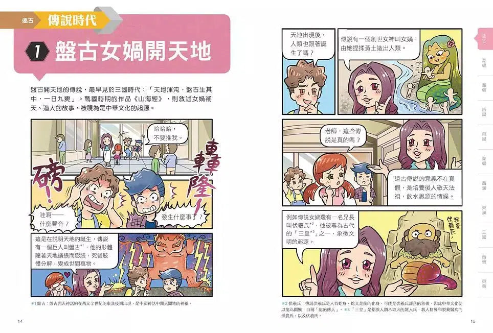 漫畫中國歷史關鍵時刻(全套三冊):1.遠古時期至魏晉南北朝、2.隋唐時期至清康乾盛世、3.晚清衰敗至中華民國成立-非故事: 歷史戰爭 History & War-買書書 BuyBookBook