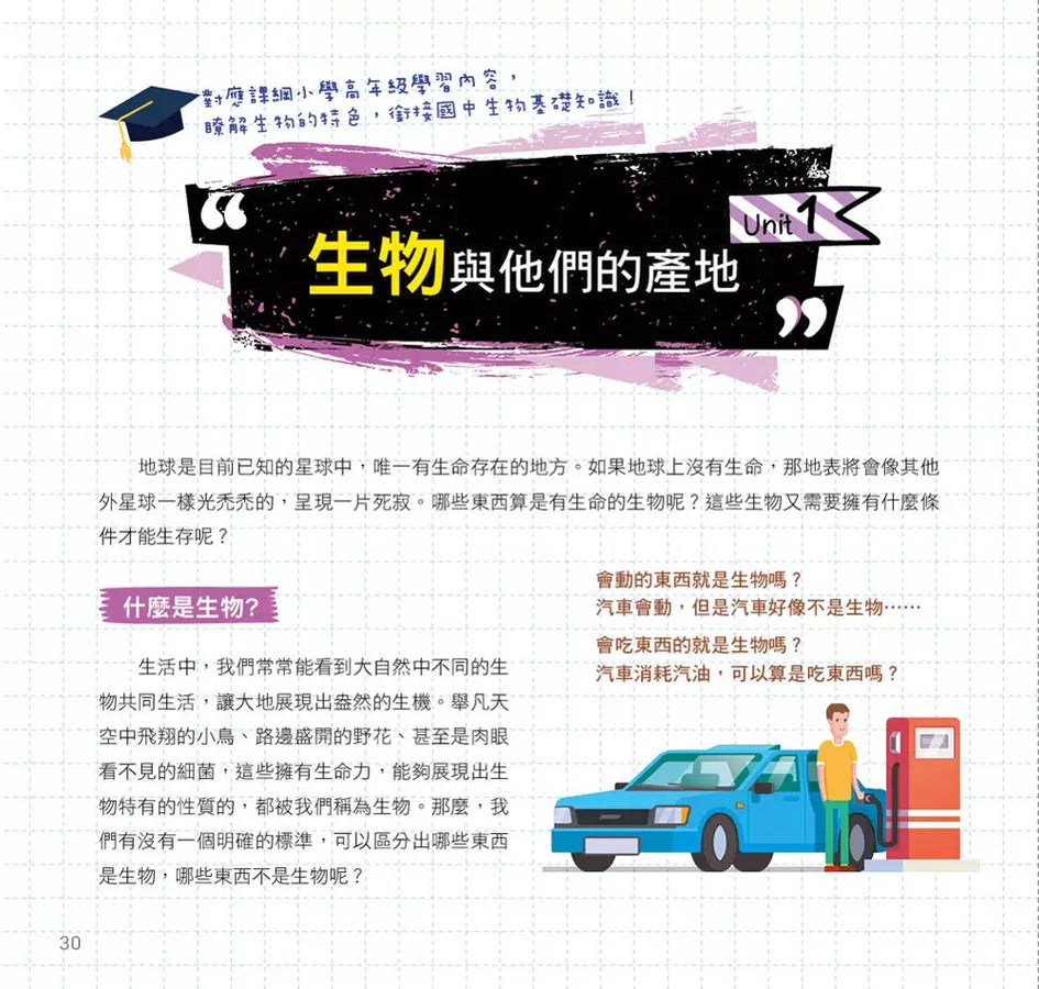 小學生的自然科學素養讀本:奇異的自然界生物!一堂結合SDGs、科學知識與多元習題的自然課-非故事: 科學科技 Science & Technology-買書書 BuyBookBook