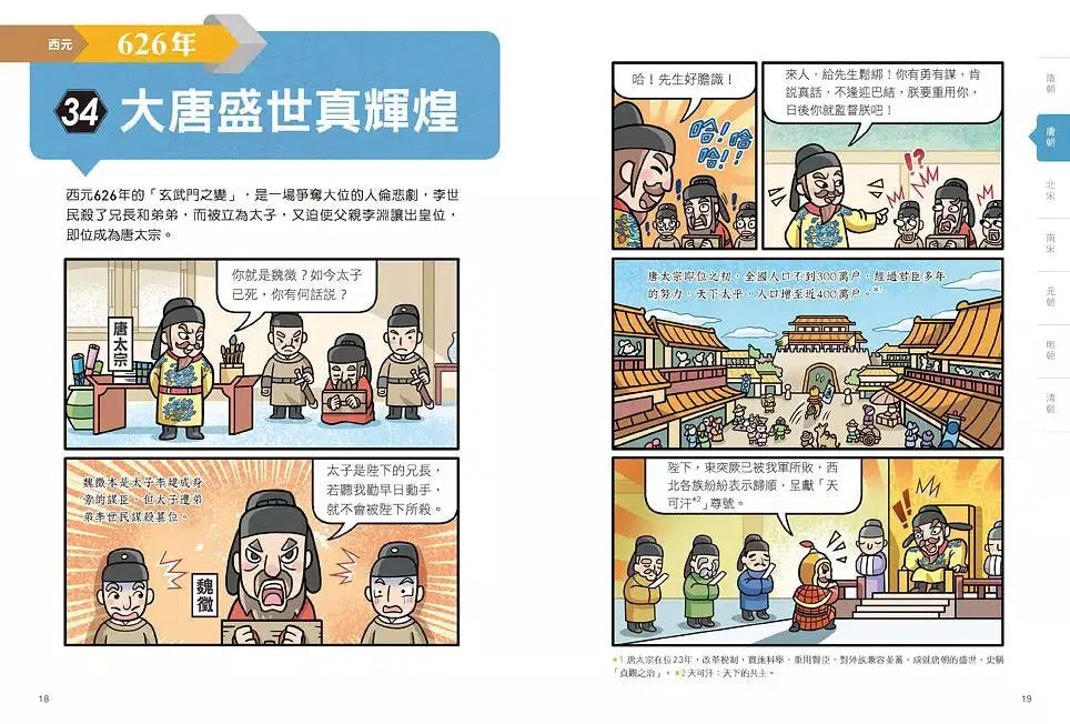 漫畫中國歷史關鍵時刻(全套三冊):1.遠古時期至魏晉南北朝、2.隋唐時期至清康乾盛世、3.晚清衰敗至中華民國成立-非故事: 歷史戰爭 History & War-買書書 BuyBookBook