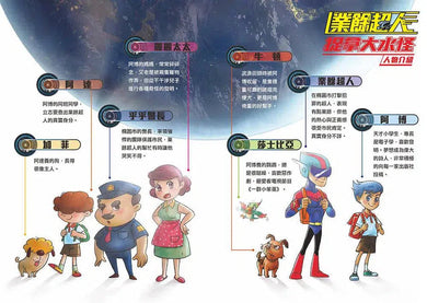 業餘超人:捉拿大水怪 (魔幻偵探所作者關景峰)-故事: 歷險科幻 Adventure & Science Fiction-買書書 BuyBookBook