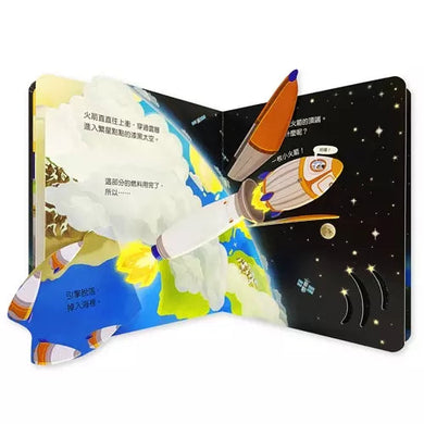 偷偷看一下:火箭 (翻翻書)-非故事: 天文地理 Space & Geography-買書書 BuyBookBook