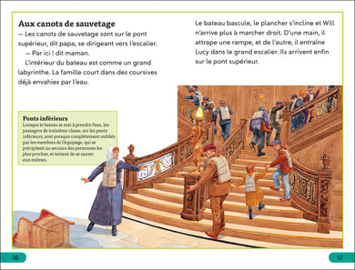 DK Super Readers Level 3 French Translation Titanic - Le Titanic interior 4 (ISBN 9780593968239)