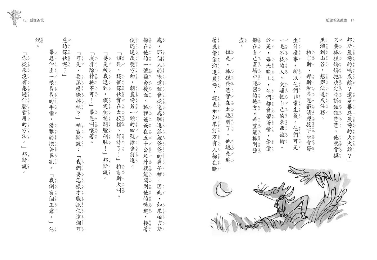 羅德.達爾入門短篇故事(狐狸爸爸萬歲、喬治的神奇魔藥、壞心的夫妻消失了、小比利和迷針族)-故事: 奇幻魔法 Fantasy & Magical-買書書 BuyBookBook
