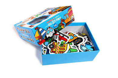 交通:FOOD超人幼兒2片拼圖卡 (80片拼圖・中英對照)-非故事: 學前基礎 Preschool Basics-買書書 BuyBookBook