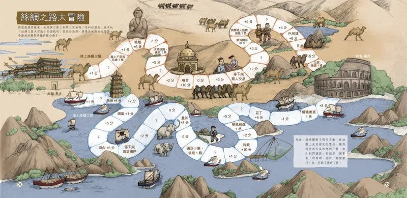 中國國家博物館兒童歷史百科繪本 - 商業,從貝殼到絲綢-非故事: 歷史戰爭 History & War-買書書 BuyBookBook