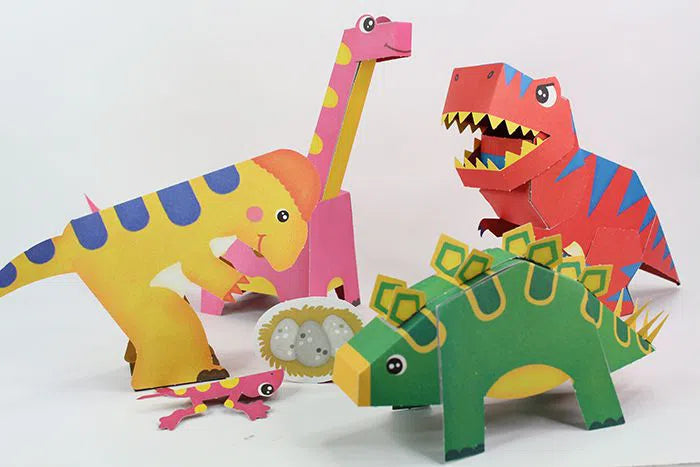 恐龍:每天一個勞作遊戲 (42種立體勞作・不需使用剪刀)-活動: 創作手工 Creating & Crafting-買書書 BuyBookBook