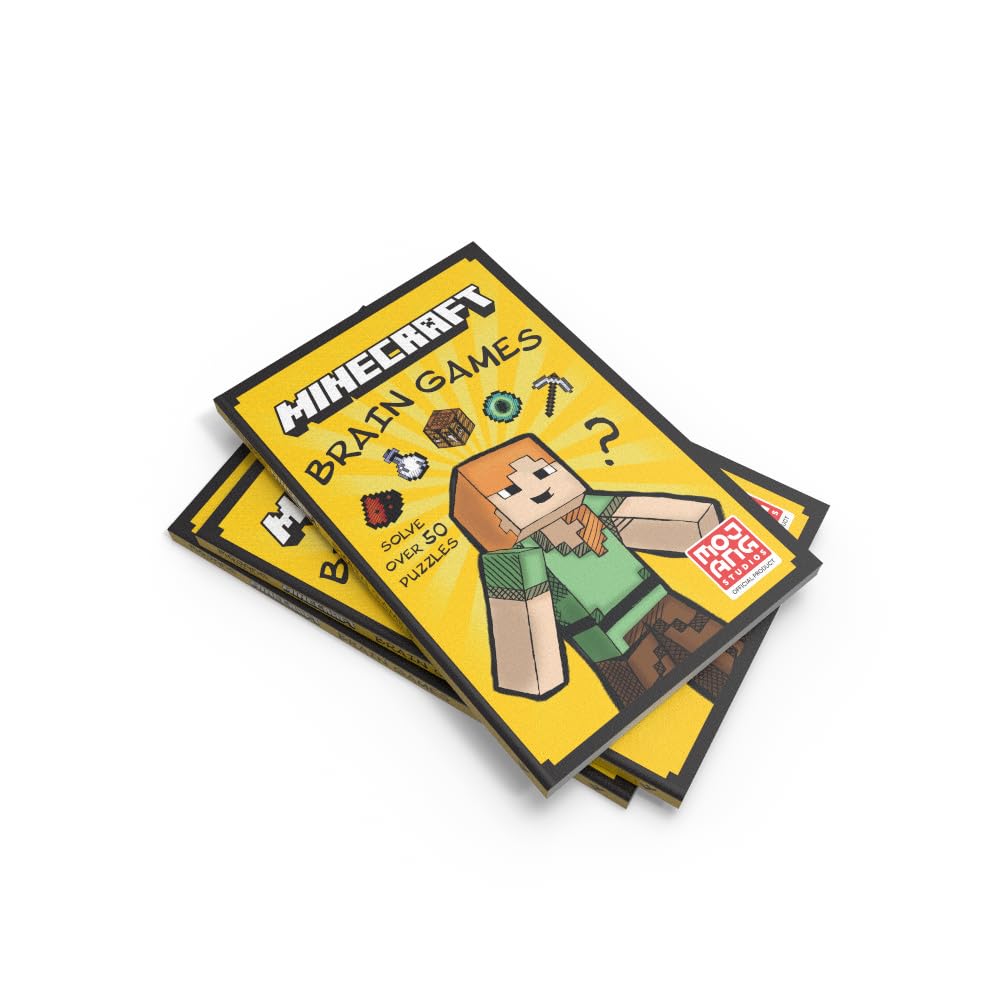 Minecraft Brain Games (Mojang AB)-Children’s / Teenage general interest: Hobbies/ quizzes/ toys and games-買書書 BuyBookBook