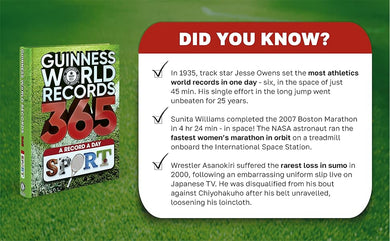 Guinness World Records 365 Sport-Children’s / Teenage reference material-買書書 BuyBookBook