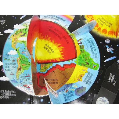 Look inside:認識我們的世界 (翻翻書)-非故事: 天文地理 Space & Geography-買書書 BuyBookBook