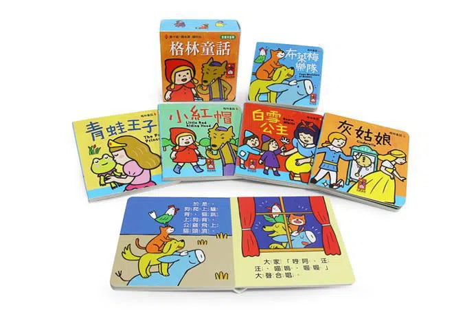 格林童話:幼幼撕不破小小書 (紙板書 5冊套裝)-故事: 兒童繪本 Picture Books-買書書 BuyBookBook