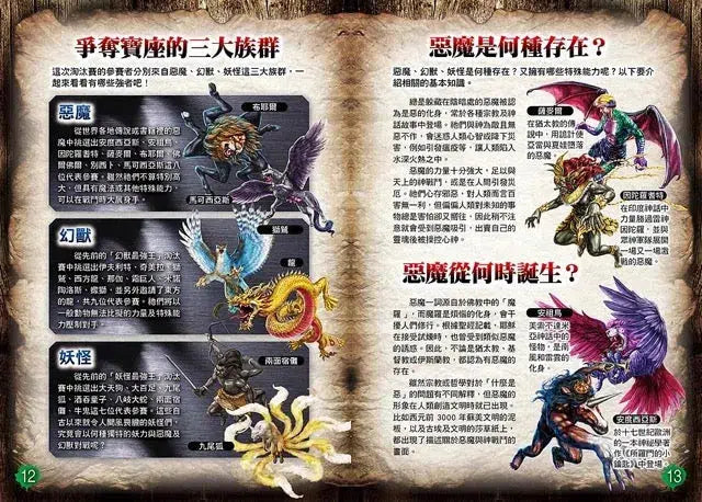 魔獸最強王圖鑑:闇黑世界之戰 NO.1爭奪淘汰賽 (健部伸明)-故事: 奇幻魔法 Fantasy & Magical-買書書 BuyBookBook