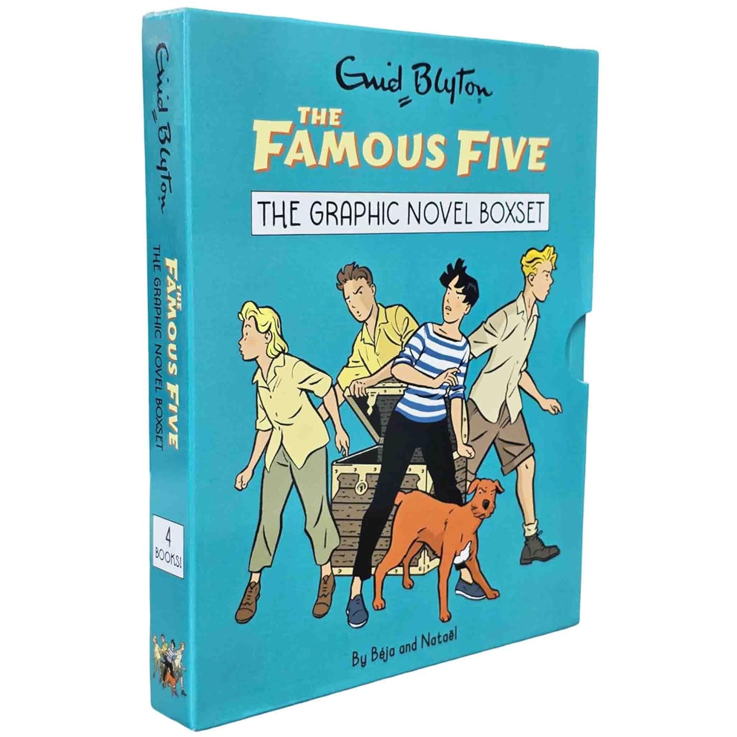 The Famous Five Graphic Novel 4 Books Collection Box Set (Enid Blyton)-Graphic novel / Comic book / Manga: genres-買書書 BuyBookBook