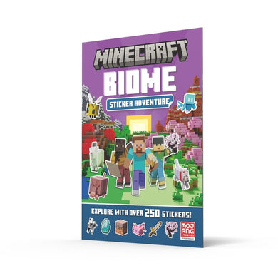Minecraft Biome Adventure Sticker Book (Mojang AB)-Children’s interactive and activity books and kits-買書書 BuyBookBook