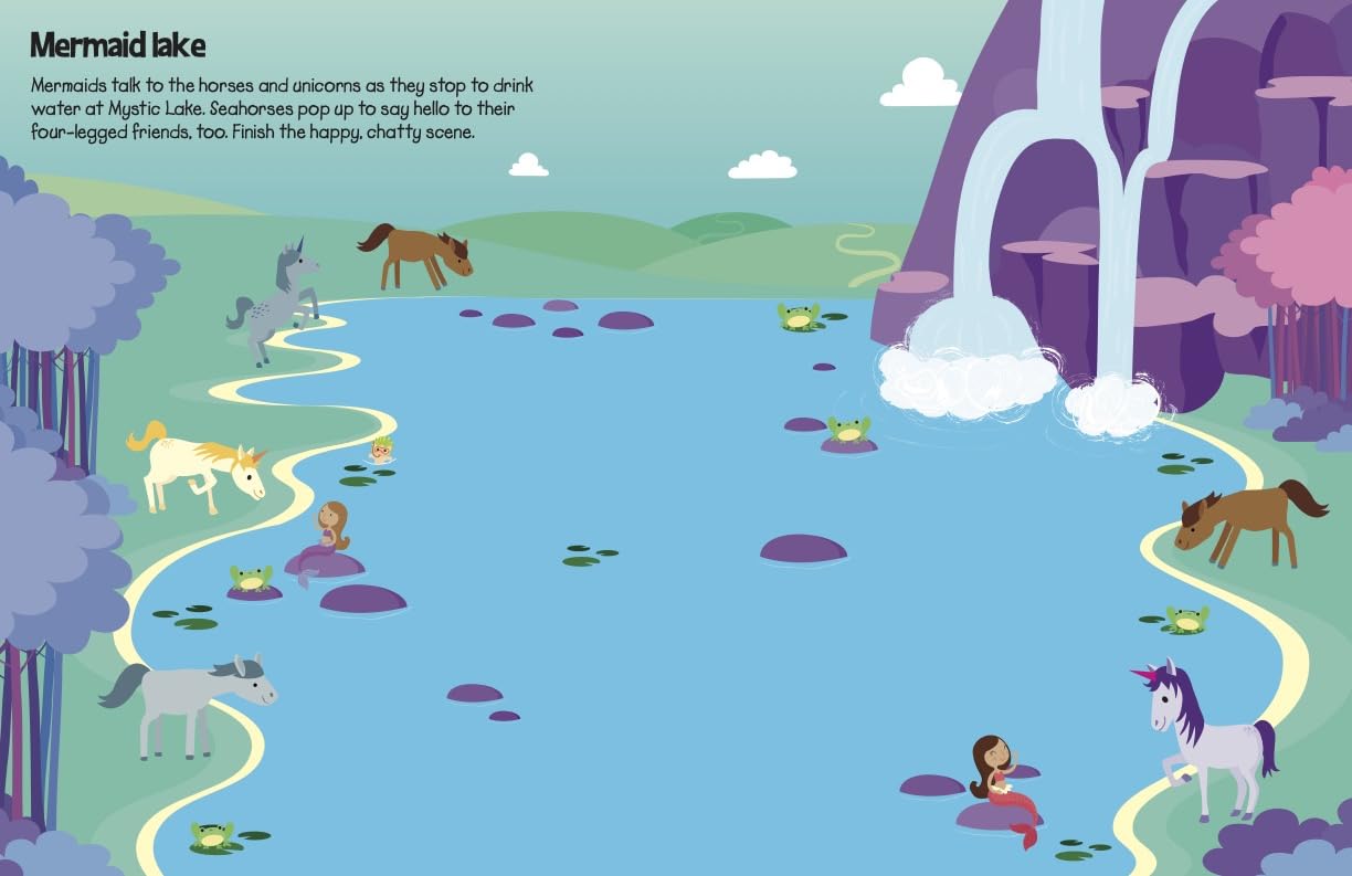 555 Sticker Fun - Horses and Unicorns (Activity Book) (Oakley Graham)