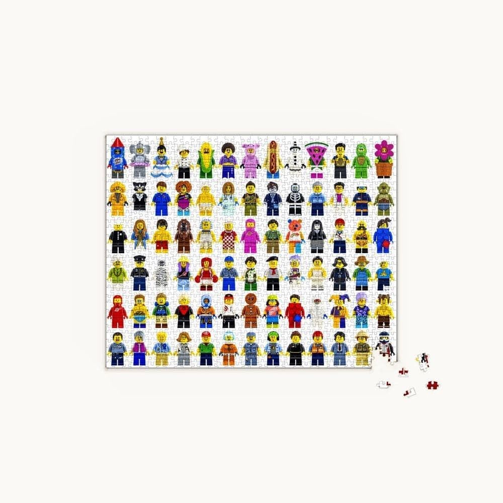 Lego« Minifigure 1000-Piece Puzzle-Hobbies/ quizzes/ games-買書書 BuyBookBook