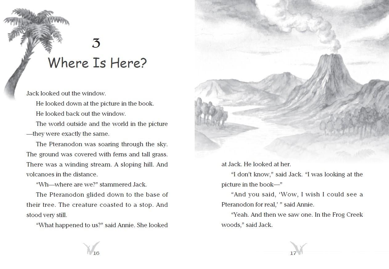 神奇樹屋1:恐龍谷大冒險 (上市20週年特別版) 中英雙語-Children’s / Teenage fiction: Action and adventure stories-買書書 BuyBookBook