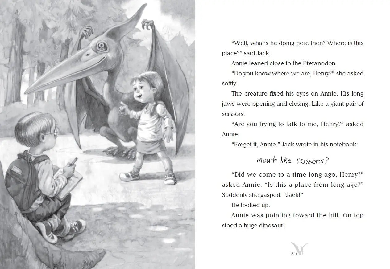 神奇樹屋1:恐龍谷大冒險 (上市20週年特別版) 中英雙語-Children’s / Teenage fiction: Action and adventure stories-買書書 BuyBookBook