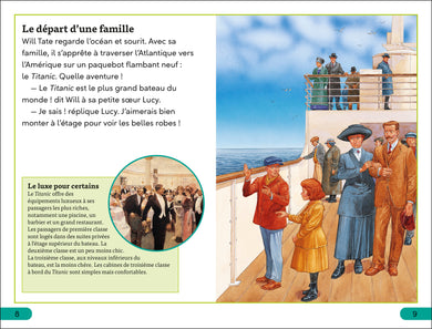 DK Super Readers Level 3 French Translation Titanic - Le Titanic interior 2 (ISBN 9780593968239)