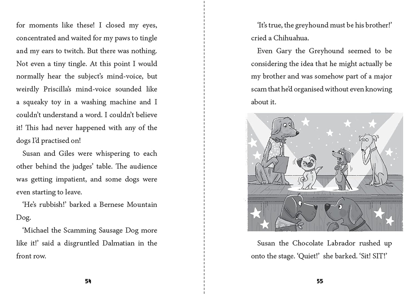 Michael The Amazing Mind-Reading Sausage Dog (Terrie Chilvers)-Children’s / Teenage fiction: Humorous stories-買書書 BuyBookBook