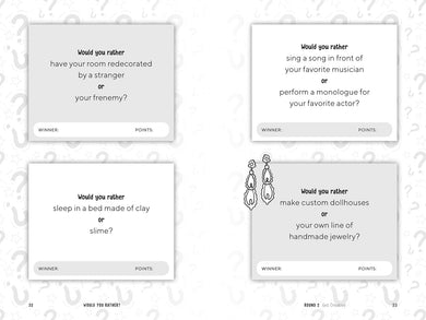 Would You Rather? Girls Edition