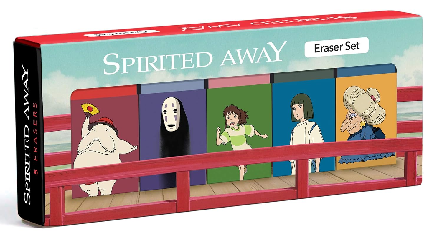 Studio Ghibli Spirited Away Eraser Set-Film/ television/ radio and performing arts-買書書 BuyBookBook