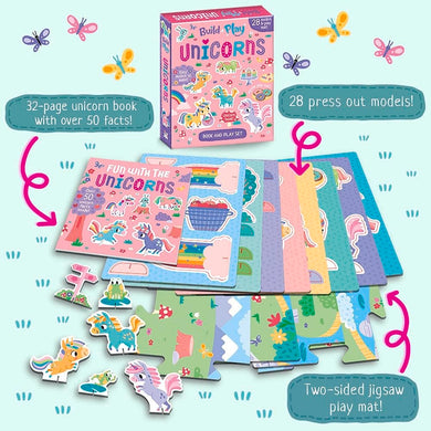 Build and Play Kit: Build and Play Unicorns (Robyn Gale)-Children’s / Teenage general interest: Hobbies/ quizzes/ toys and games-買書書 BuyBookBook