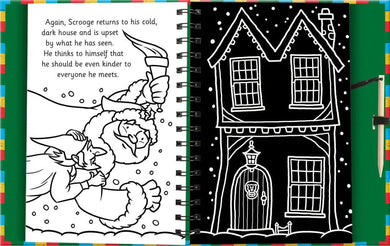 Scratch and Draw Christmas (Scratch Art Activity Book) (Kit Elliot)