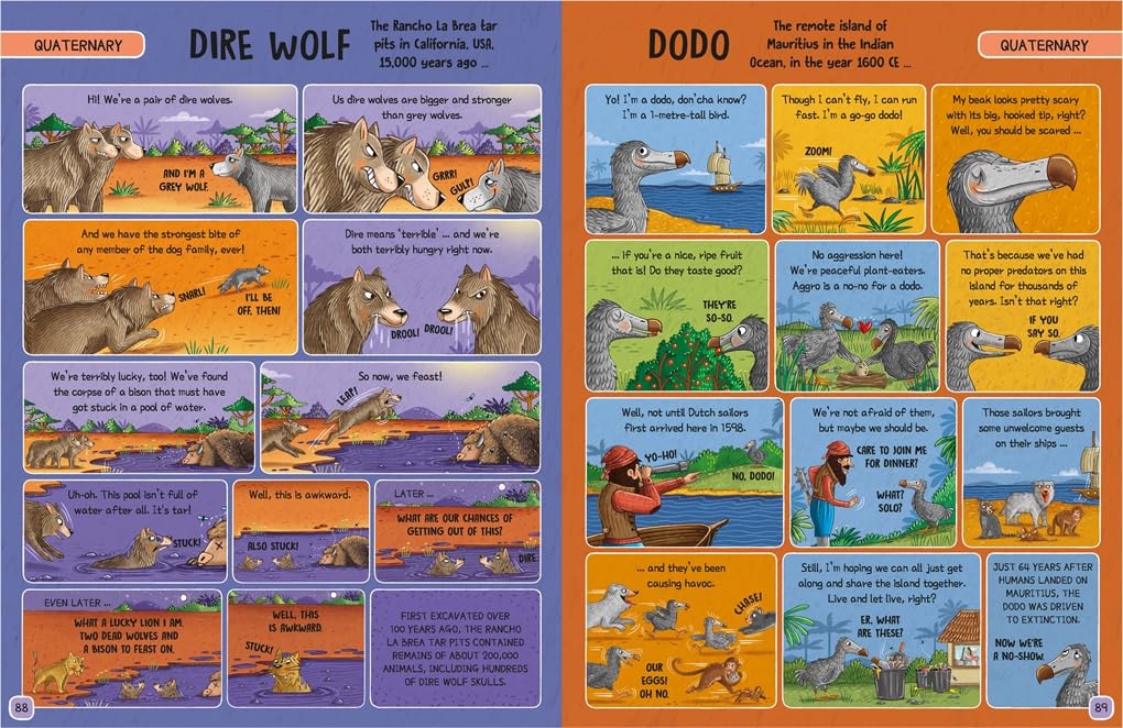 The Wild Life of Dinosaurs and Other Prehistoric Animals