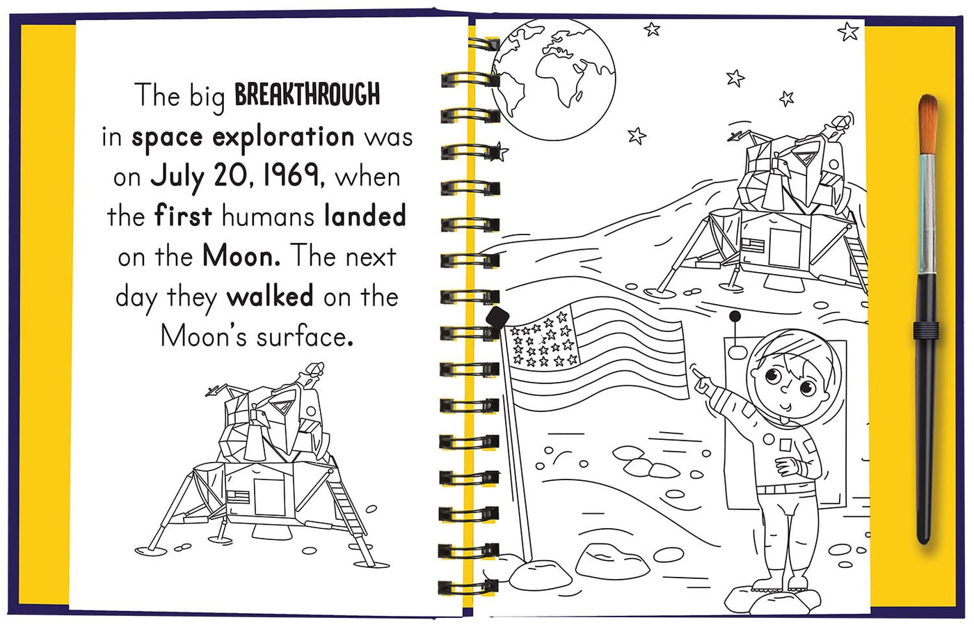 Blast Off Into Space (Magic Water Colouring) (Lisa Regan)