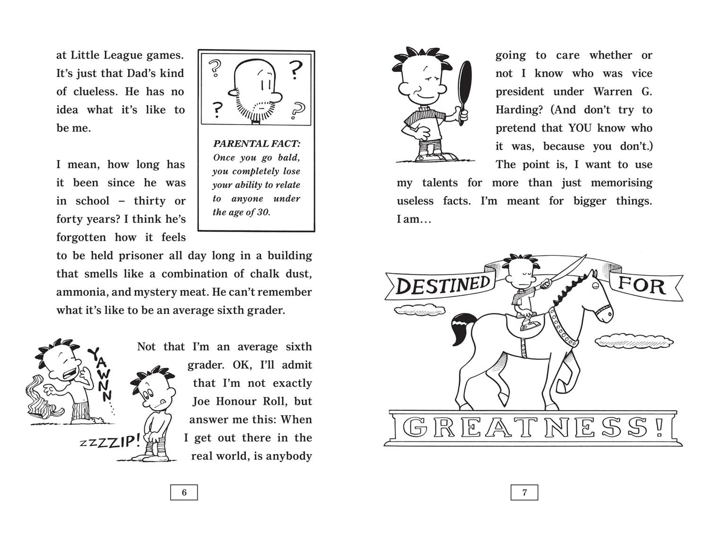 Big Nate #01 The Boy with the Biggest Head in the World (UK) (Lincoln Peirce)